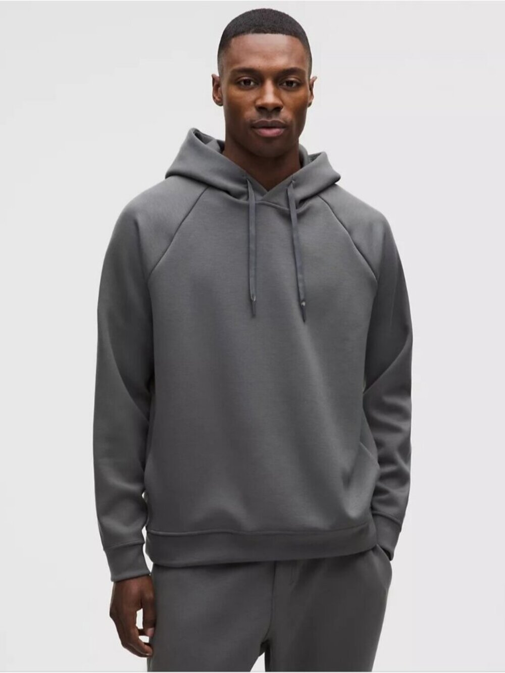 Lululemon Smooth Spacer Classic-Fit Pullover Hoodie Onyx Grey